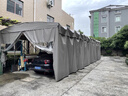 戶外大型移動推拉雨棚伸縮式停車遮陽棚防違建活動帳篷防雨可折疊 默認(rèn)邊高2.5米 定制尺寸聯(lián)系客服 曬單實拍圖