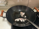 中福雙耳鐵鍋龜紋生鐵鍋鑄鐵鍋無涂層老式鐵鍋土灶大鐵鍋炒鍋陸川鐵鍋 雙耳圓底+不銹鋼蓋 42cm 曬單實拍圖