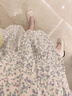 DGOV韓系chic法式甜美碎花圓領(lǐng)泡泡短袖連衣裙女夏季收腰顯瘦氣質(zhì)長裙 小碎花連衣裙 S 80-95斤 曬單實拍圖