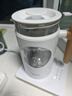 美的（Midea）養(yǎng)生壺 煮茶壺凈醇0.6L煮茶器智能蒸汽噴淋式蒸茶器燒水壺提壺記憶煮茶壺茶具YS06P501 曬單實(shí)拍圖