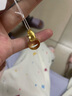 周六福足金999車花黃金耳環(huán)耳飾女 計價AA097513 一對 約2.77g 七夕禮物 曬單實拍圖