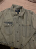Polo Ralph Lauren 拉夫勞倫  女裝 25年夏季寬松版型棉質(zhì)仿舊牛仔布夾克 400-藍(lán)色 S 曬單實(shí)拍圖