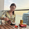 魅迪芬設(shè)計(jì)感滴釉螺旋圓圈款耳環(huán)女2025年新款潮氣質(zhì)個(gè)性韓國(guó)圓環(huán)耳墜 白色4厘米  銀針 曬單實(shí)拍圖