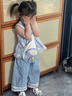 斐月伽 兒童斜挎包小孩包包男童女童外出收納袋帥氣女孩多巴胺斜跨小包 紫色 曬單實(shí)拍圖