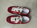 TOOMANYSHOES 【明星同款】 梨泰院復古運動(dòng)德訓鞋銀色軟底休閑鞋好溜鞋女鞋 紅色 36 曬單實(shí)拍圖