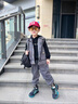 木木屋童裝男童秋季套裝2025新款兒童運動(dòng)服春秋季中大童衣服男孩秋裝潮馬甲兩件套130 尺碼7~8歲【120-130cm】 曬單實(shí)拍圖
