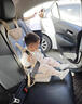 LETSFIND兒童安全座椅汽車用后排中間座椅簡(jiǎn)易嬰背帶便攜式0-3-12歲車載 天藍(lán)中碼(9個(gè)月到6歲)+增高墊 曬單實(shí)拍圖