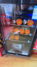 新飛（frestec）冰吧冷藏柜 歐式恒溫紅酒柜酒店家用電冰箱迷你小型單門辦公室保鮮展示留樣茶葉飲料藥品柜 118升黑內(nèi)膽【冷藏+微冷凍+帶燈+帶鎖】 曬單實(shí)拍圖