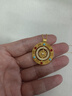 泰光銀樓銀吊墜990足銀梅花繡球吊墜琺瑯彩國風銀飾 八寶羅盤鎏金銀吊墜套裝 曬單實拍圖