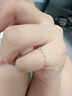 瑞恩鉆飾18K金鉆石戒指 七夕禮物送女友 曬單實(shí)拍圖