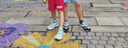 李寧（LI-NING）童鞋兒童運動鞋男大童螢火 2.0緩震回彈老爹鞋休閑鞋33YKCT066-19 曬單實拍圖