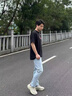 Lee dprre新款冰絲牛仔褲男士夏季薄款直筒修身男褲淺藍(lán)色軟褲子休閑百搭褲 淺藍(lán)色 【超柔雙芯紗】 28 腰圍2尺1 適合100斤上下 曬單實(shí)拍圖