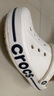 crocs卡駱馳洞洞鞋貝雅卡駱班輕便耐磨一腳蹬休閑鞋|205089 白/深藍(lán)-126 41 /42(260mm) 曬單實(shí)拍圖