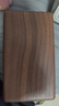 梵瀚（FANHAN)便攜首飾盒收納盒高檔復(fù)古實(shí)木飾品盒手鏈項(xiàng)鏈戒指收納盒七夕禮物 便攜簡(jiǎn)約 無鎖 灰絨布 黑胡桃木 曬單實(shí)拍圖