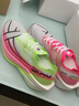特步（XTEP） 【160x6.0】碳板跑鞋男 經(jīng)典款輕便透氣防滑軟底減震專(zhuān)業(yè)跑步鞋 經(jīng)典白/數碼粉紅/幽靈綠 芭樂(lè ) 42 曬單實(shí)拍圖