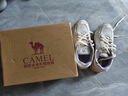 駱駝（CAMEL）漫游戶外復(fù)古慢跑鞋女休閑運(yùn)動(dòng) K23S09L7014-1 米白/香芋紫 36 曬單實(shí)拍圖