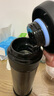 膳魔師（THERMOS） 保溫杯不銹鋼真空濾網(wǎng)車載便攜辦公泡茶水杯男士咖啡杯CMK-501 藏青色 470ml 曬單實(shí)拍圖