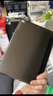 畢亞茲 適用iPad Air2保護(hù)套 iPad6代蘋果平板電腦保護(hù)后外殼 輕薄防摔 休眠三折皮套男女款 PB13-金剛黑 曬單實(shí)拍圖