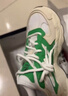 FILA 斐樂(lè )蕨草鞋FERN女鞋運動(dòng)鞋戶(hù)外老爹鞋反光休閑鞋女 斐樂(lè )白/鮮綠色-WK 37.5 曬單實(shí)拍圖