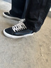 VANS范斯官方 Skate Old Skool 36 +藍(lán)黑拼色男女職業(yè)滑板鞋低幫 黑色/深藍(lán)色 42 曬單實拍圖