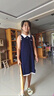 ASK JUNIOR【學(xué)院風(fēng)】?jī)和棺?5夏季女大童背心裙POLP領(lǐng)連衣裙T恤裙 曬單實(shí)拍圖