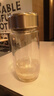 希諾單層玻璃杯男家用辦公泡茶杯子過濾車載水杯XN-7718本色 550mL 曬單實拍圖
