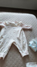 棉芹（MianQin）嬰兒連體衣純棉春秋款女寶卡通公主四季衣服新生月子服嬰幼兒衣服 粉色小兔-滿印春秋款 59cm 【建議寶寶體重：6-10斤】 曬單實拍圖