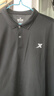 特步短袖男T恤夏季POLO衫透氣上衣男士翻領(lǐng)t恤運動體恤休閑半袖 黑-9304（100%聚酯纖維） 3XL 曬單實拍圖