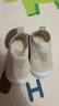 貝比寶寶學(xué)步鞋嬰兒鞋子軟底防滑夏季室內(nèi)鞋襪家居地板鞋男 奶油黃 曬單實拍圖