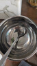 美廚（maxcook）316L不銹鋼碗 湯碗雙層隔熱 飯碗餐具面碗12cm MCCU2012 曬單實拍圖