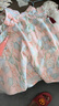 凡獵女童連衣裙夏裝2025新款兒童公主裙旗袍漢服寶寶周歲禮服夏季 曬單實(shí)拍圖