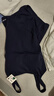 迪卡儂（DECATHLON）泳衣女連體三角抗氯游泳服顯瘦大碼泳裝泡溫泉深藍4230019 曬單實拍圖