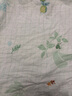 全棉時(shí)代【四層紗布被】涼感抗菌純棉空調(diào)被180*200cm【 果然樂-綠】 曬單實(shí)拍圖