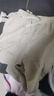 燦圖美式冰絲工裝休閑褲女裝夏季薄款小個(gè)子寬松運動(dòng)透氣直筒闊腿褲子 杏色 L 【建議110-120斤】 曬單實(shí)拍圖