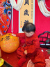 G.DUCKKIDS小黃鴨周歲禮服男寶寶抓周衣服漢服百日宴百天滿月嬰兒套裝春秋季 酒紅色+香囊 73 3-7月建議寶寶6-8公斤左右CM 曬單實(shí)拍圖