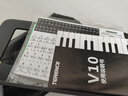 特倫斯電子琴88鍵折疊琴成人兒童初學(xué)電鋼鍵盤教學(xué)樂器V10家用便攜鋼琴 典雅黑+原裝琴包 曬單實(shí)拍圖