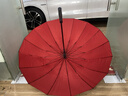 儷幽德國品質(zhì)大雨傘三人超大長柄雨傘大號男士定制雙層高爾夫特大直桿 185cm雙層外黑內(nèi)紅-5人 曬單實(shí)拍圖