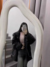 花花公子白鴨絨羽絨服男士冬季2025新款潮牌加厚防寒服保暖冬裝青少年外套 黑色 XL 曬單實拍圖