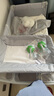 coolbaby全家桶嬰兒床寶寶第一張嬰兒床+7CM椰棕床墊103*59 曬單實拍圖