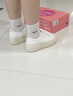 UIWI 小白鞋女厚底百搭板鞋休閑鞋輕便舒適毛絨風(fēng)明星同款增高女鞋 奶白U947 38 （建議拍大一碼） 曬單實(shí)拍圖