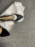 紅蜻蜓高跟鞋25秋季單鞋女面試粗跟通勤羊皮公務(wù)皮鞋WZB35320黑色37 曬單實拍圖