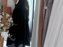 無印良品（MUJI）女式 易干 平紋 吊帶連衣裙 女裝裙子春季 長裙 美拉德 棕色 L (165/88A) 曬單實拍圖