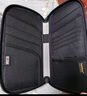 tomtoc護(hù)照夾護(hù)照包旅行大容量收納銀行卡保護(hù)套錢包防盜刷證件包T03 曜石黑 可收納3～4本護(hù)照 曬單實(shí)拍圖