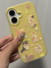 素洛適用蘋(píng)果16promax手機殼卡通涂鴉小貓咪iPhone15pro高級感小清新14可愛(ài)創(chuàng  )意小眾13黃色全包12防摔 膚感二合一-黃底6只貓 iPhone 16 曬單實(shí)拍圖