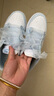 耐克（NIKE）官方女子甜美蕾絲板鞋夏季新款運(yùn)動(dòng)鞋 DUNK LOW IB7311 100白/紫藍(lán) 36.5 曬單實(shí)拍圖