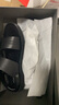 奧康（Aokang）涼鞋沙灘鞋男鞋舒適休閑露趾透氣兩穿簡約拖鞋 黑色40碼 曬單實(shí)拍圖