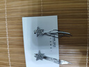 妙奕嘉銀色耳環(huán)女2流蘇耳飾小眾設(shè)計(jì)感耳墜女生生日七夕情人節(jié)禮物高級 五角星流蘇耳釘 一對 曬單實(shí)拍圖