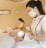 百顏職業(yè)連衣裙女裝高級(jí)設(shè)計(jì)感夏季氣質(zhì)工裝裙子通勤美容院前臺(tái)工作服 杏色短袖連衣裙+送腰帶 M 曬單實(shí)拍圖