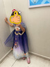 安妮優(yōu)兒（Anneyol）漢服女童春裝2025新款古風(fēng)連衣裙中國風(fēng)兒童唐裝超仙襦裙古裝裙子 紫色 130 曬單實(shí)拍圖