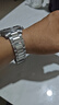 浪琴（LONGINES）七夕禮物瑞士手表 康卡斯?jié)撍盗?機(jī)械鋼帶男表 L37814566 黑色太陽飾紋41.0 mm 曬單實(shí)拍圖